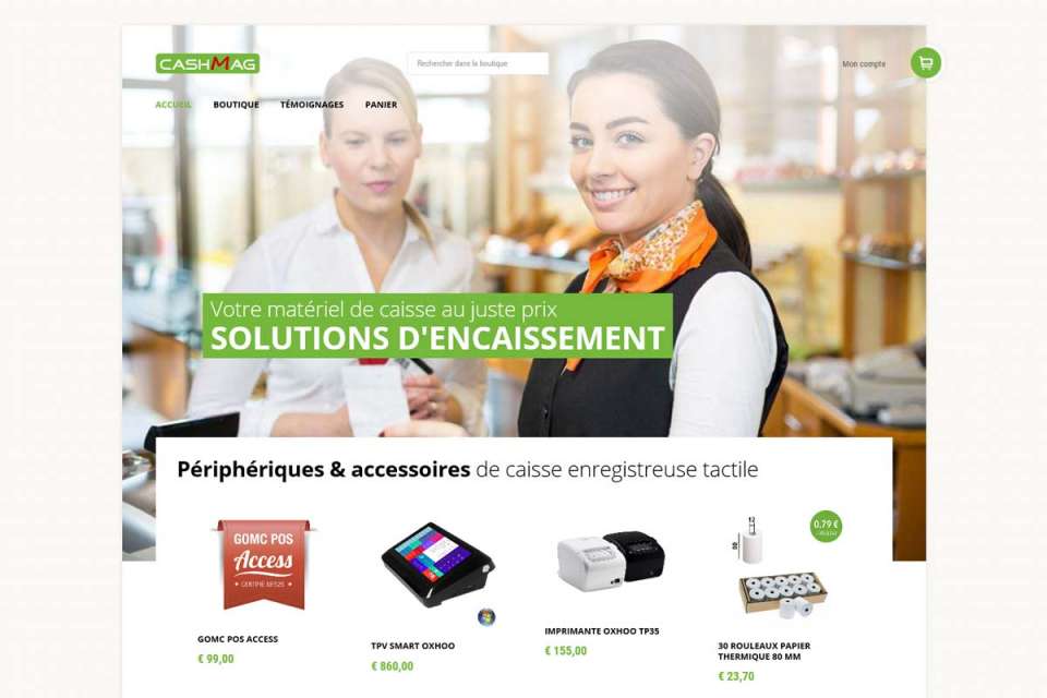 CASHMAG Boutique en ligne